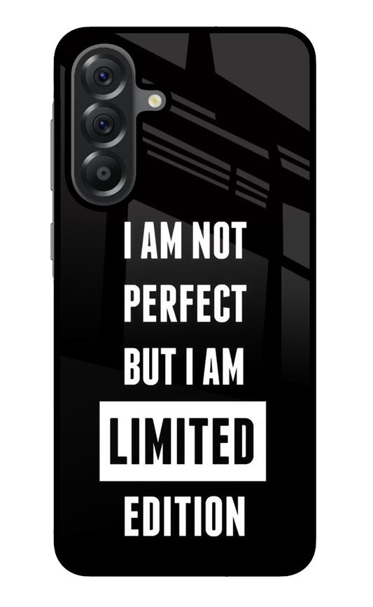 I Am Not Perfect But I Am Limited Edition Samsung A56 5G Glass Case