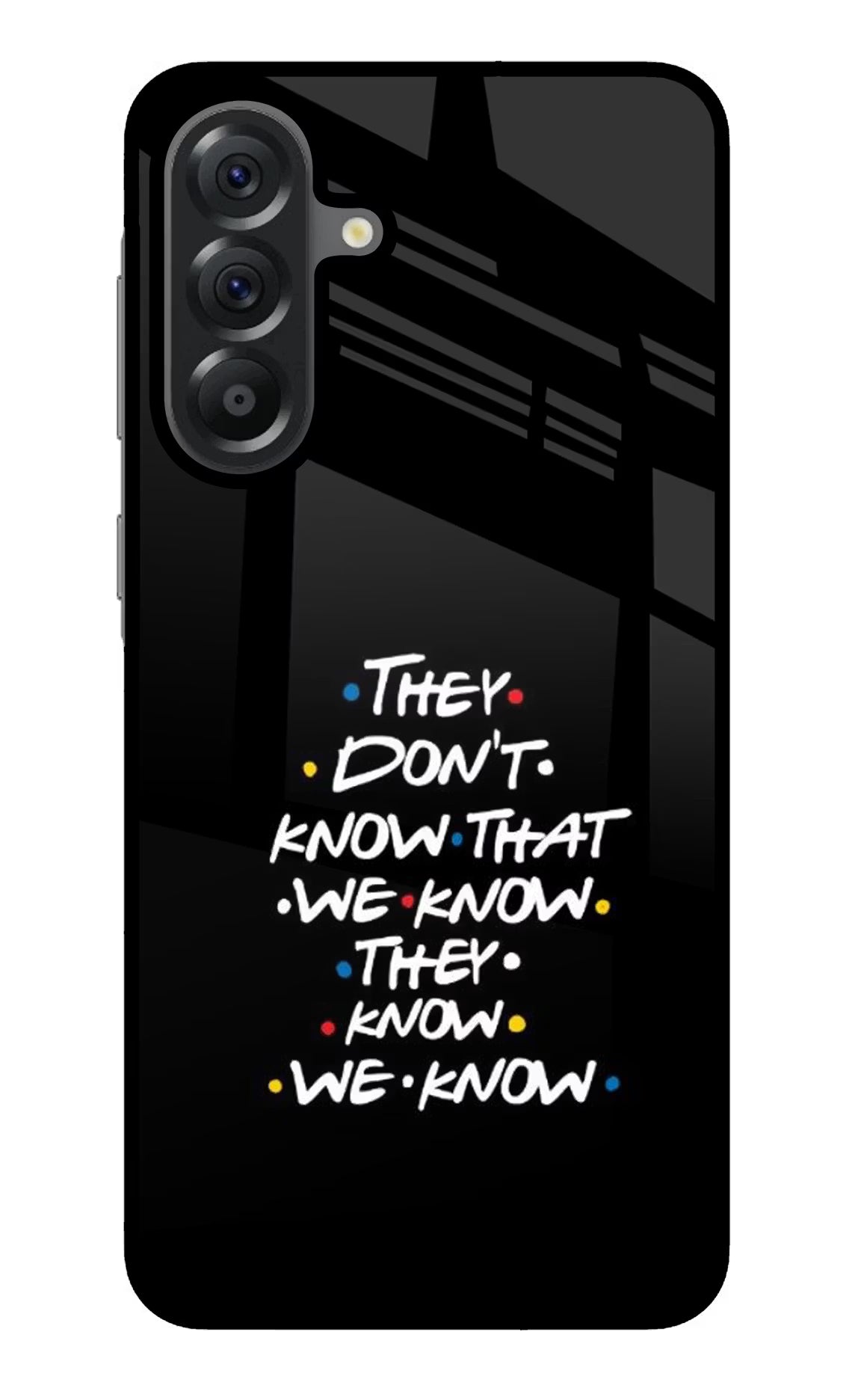 FRIENDS Dialogue Samsung A56 5G Glass Case