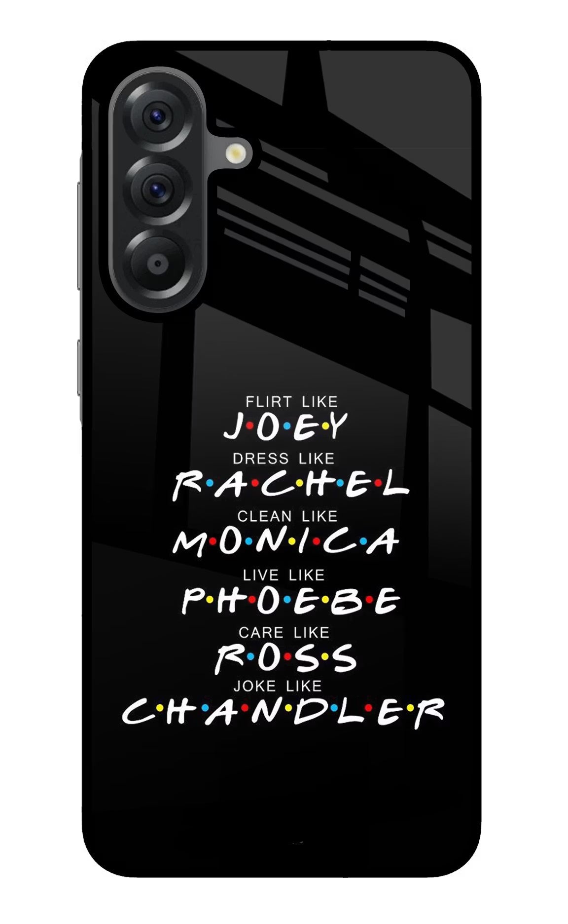 FRIENDS Character Samsung A56 5G Glass Case