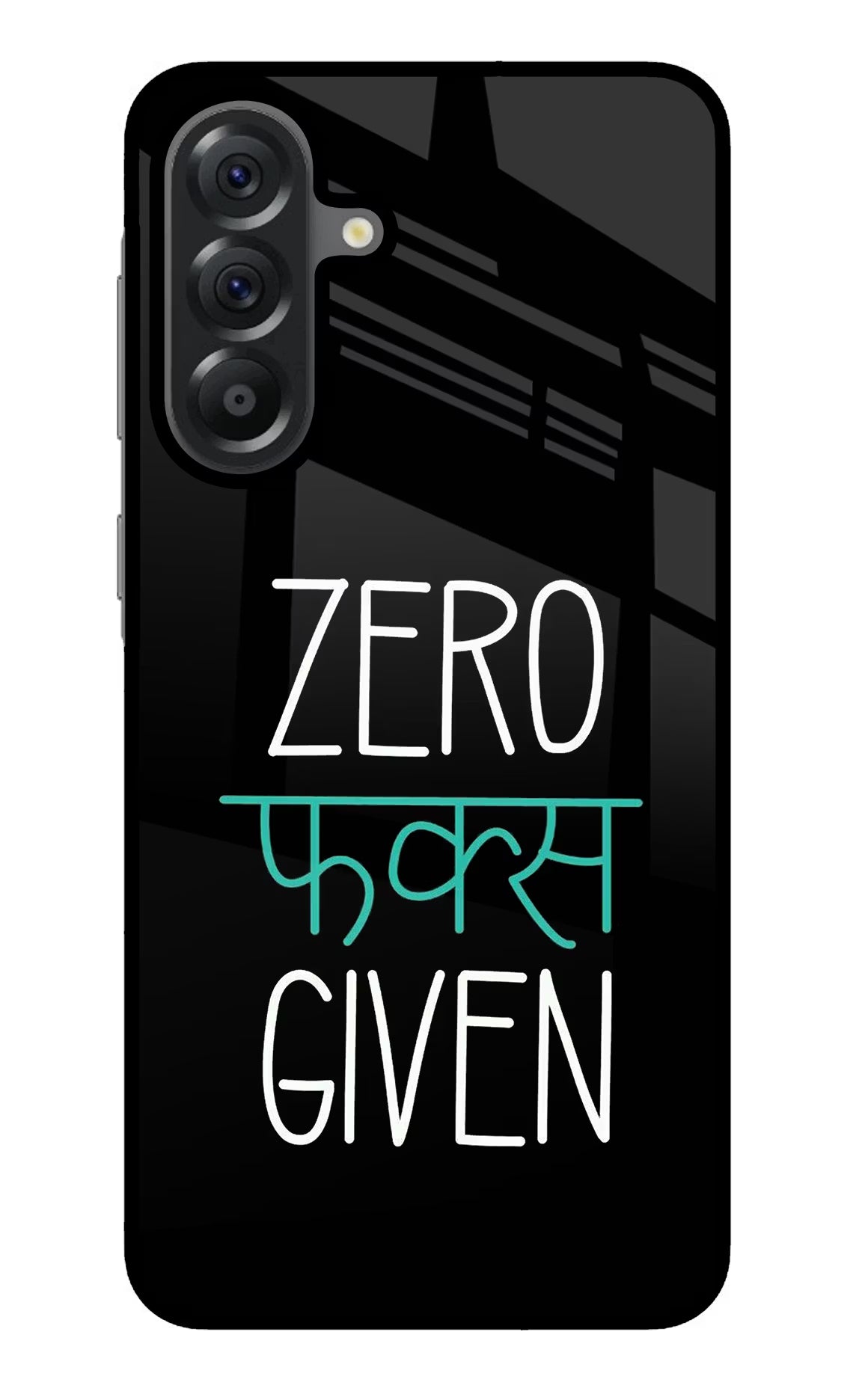 Zero Fucks Given Samsung A56 5G Glass Case