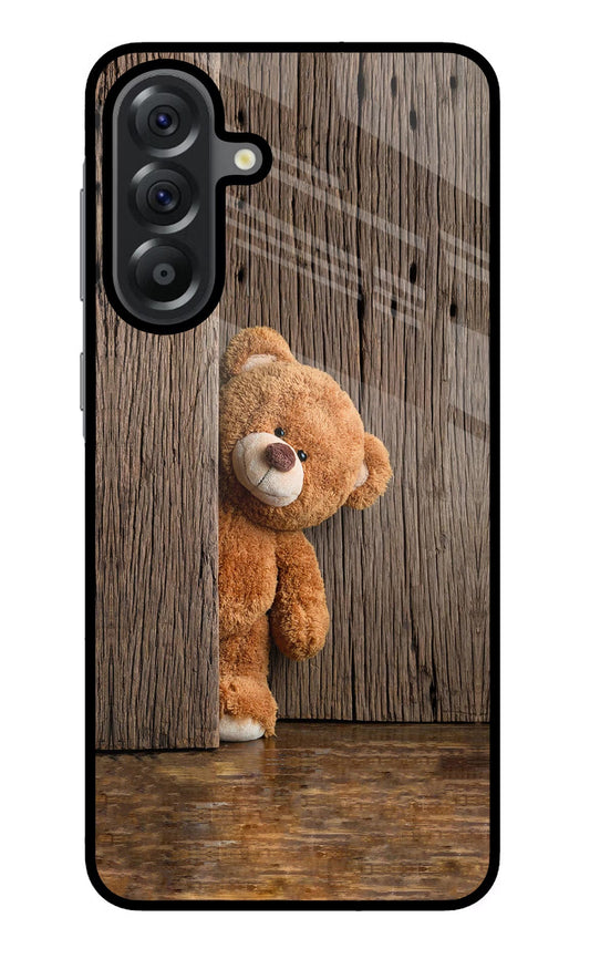 Teddy Wooden Samsung A56 5G Glass Case
