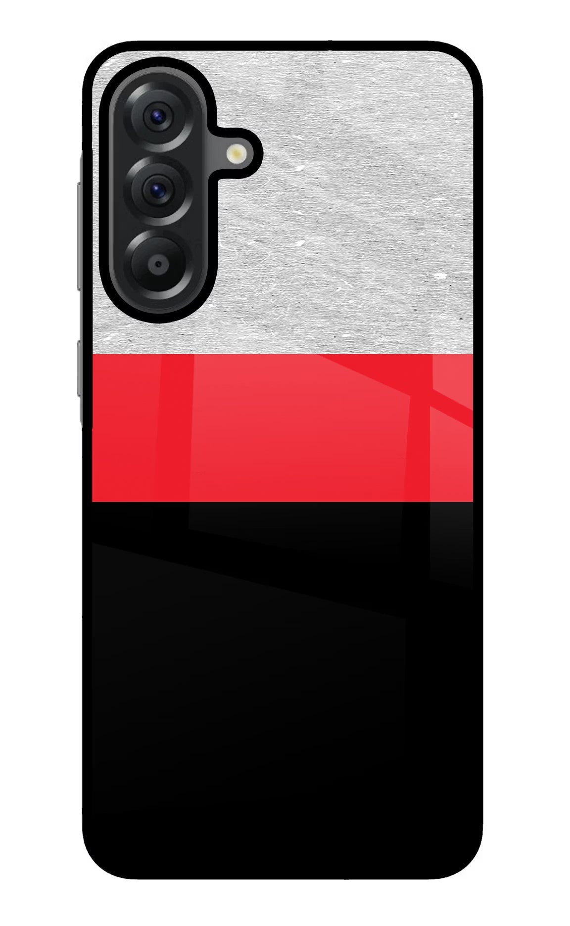 Tri Color Pattern Samsung A56 5G Glass Case