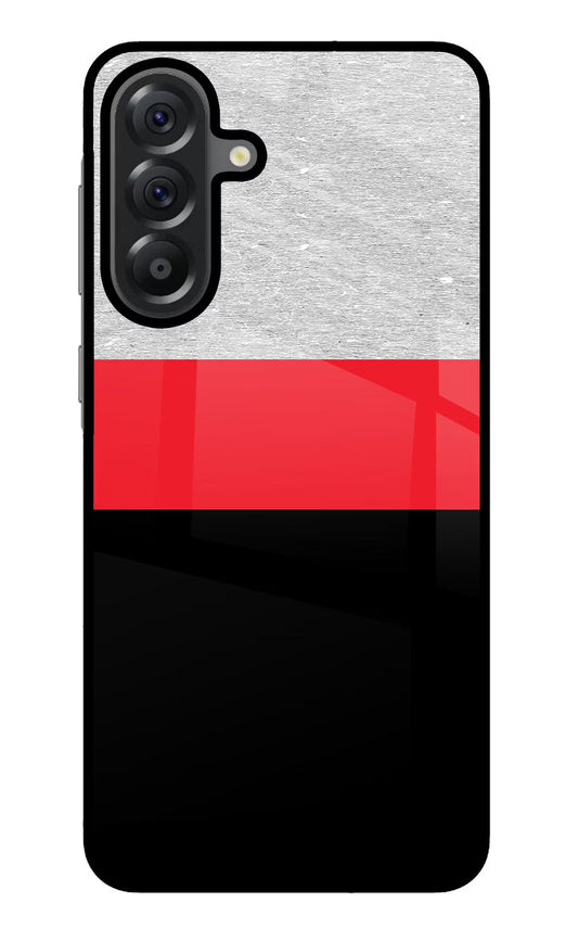 Tri Color Pattern Samsung A56 5G Glass Case