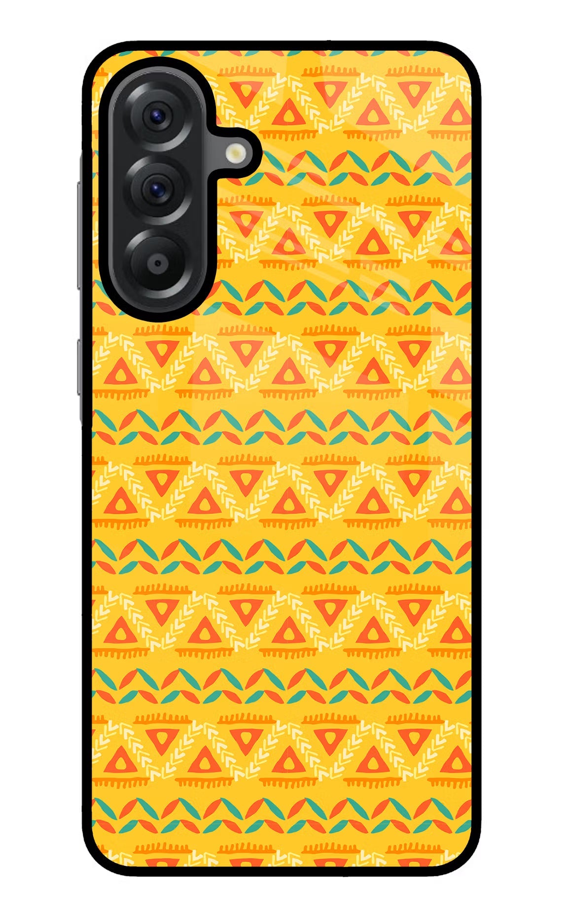 Tribal Pattern Samsung A56 5G Glass Case