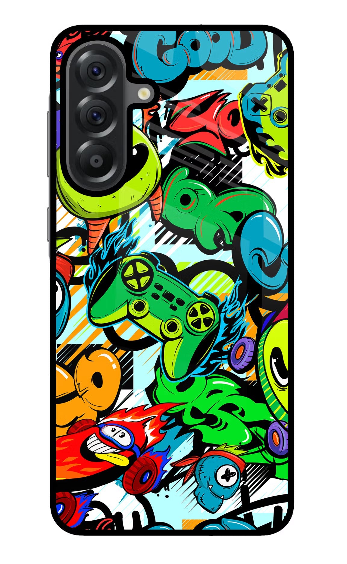 Game Doodle Samsung A56 5G Glass Case