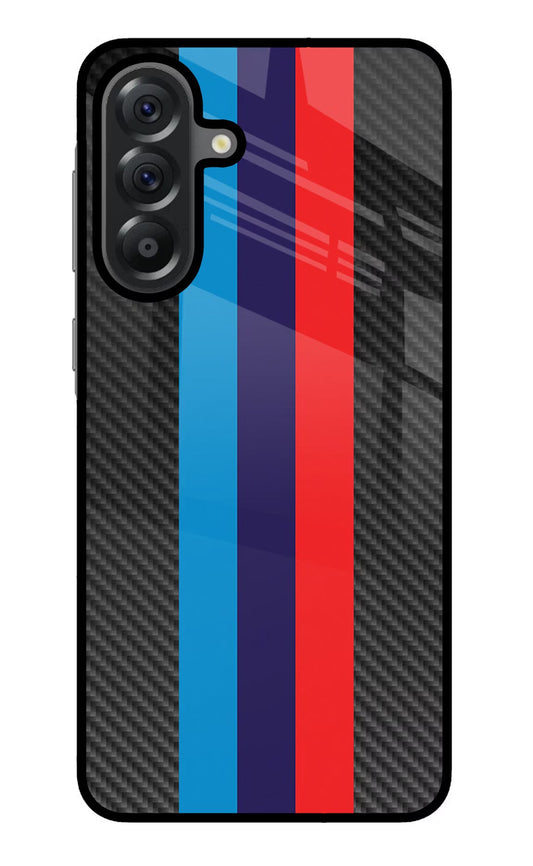 BMW Stripes Pattern Samsung A56 5G Glass Case