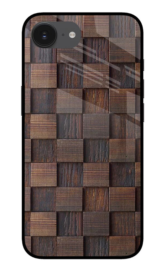Wooden Cube Design iPhone 16e Back Cover
