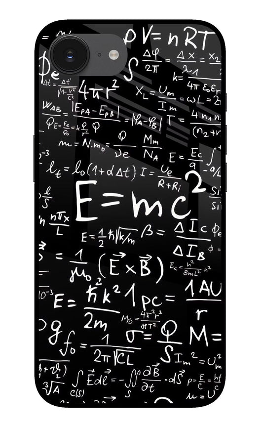 Physics Formula iPhone 16e Glass Case