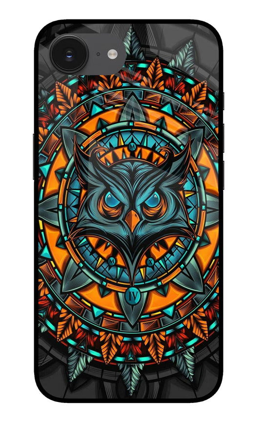 Angry Owl Art iPhone 16e Back Cover