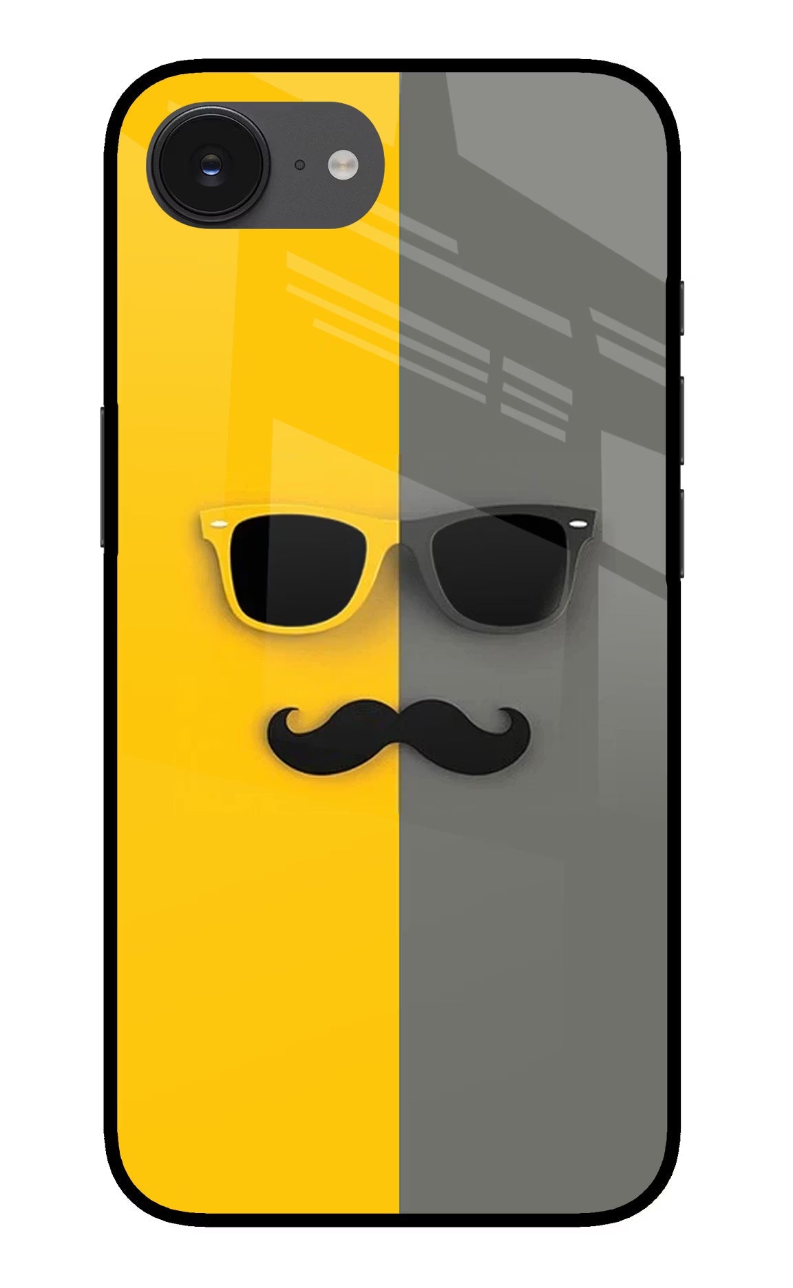 Sunglasses with Mustache iPhone 16e Back Cover