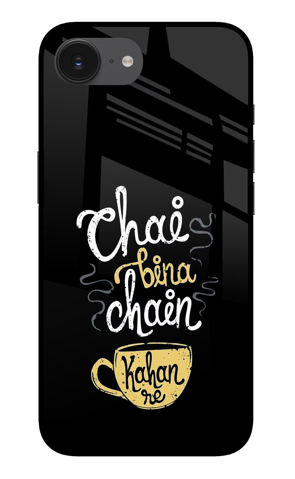 Chai Bina Chain Kaha Re iPhone 16e Glass Case