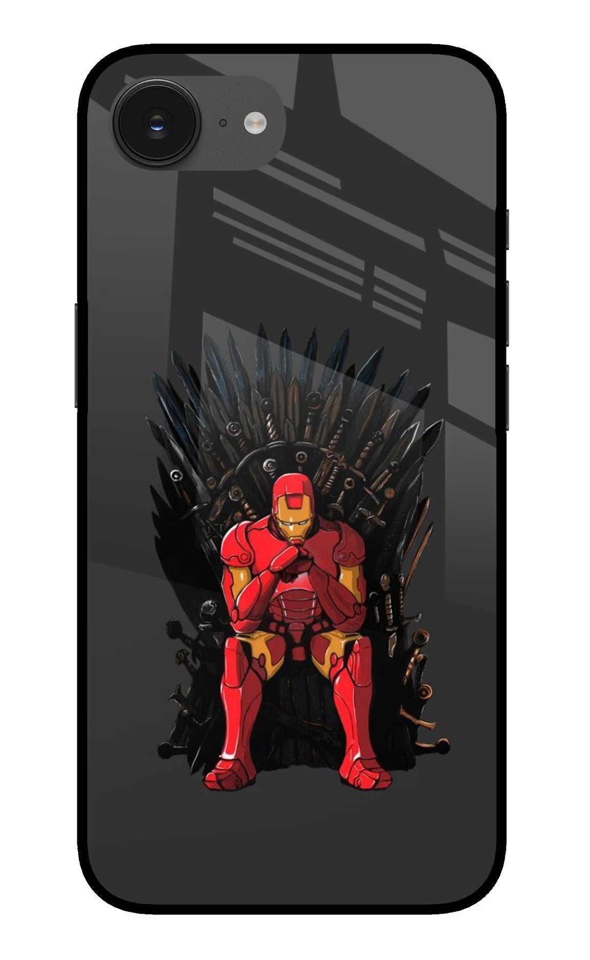 Ironman Throne iPhone 16e Glass Case