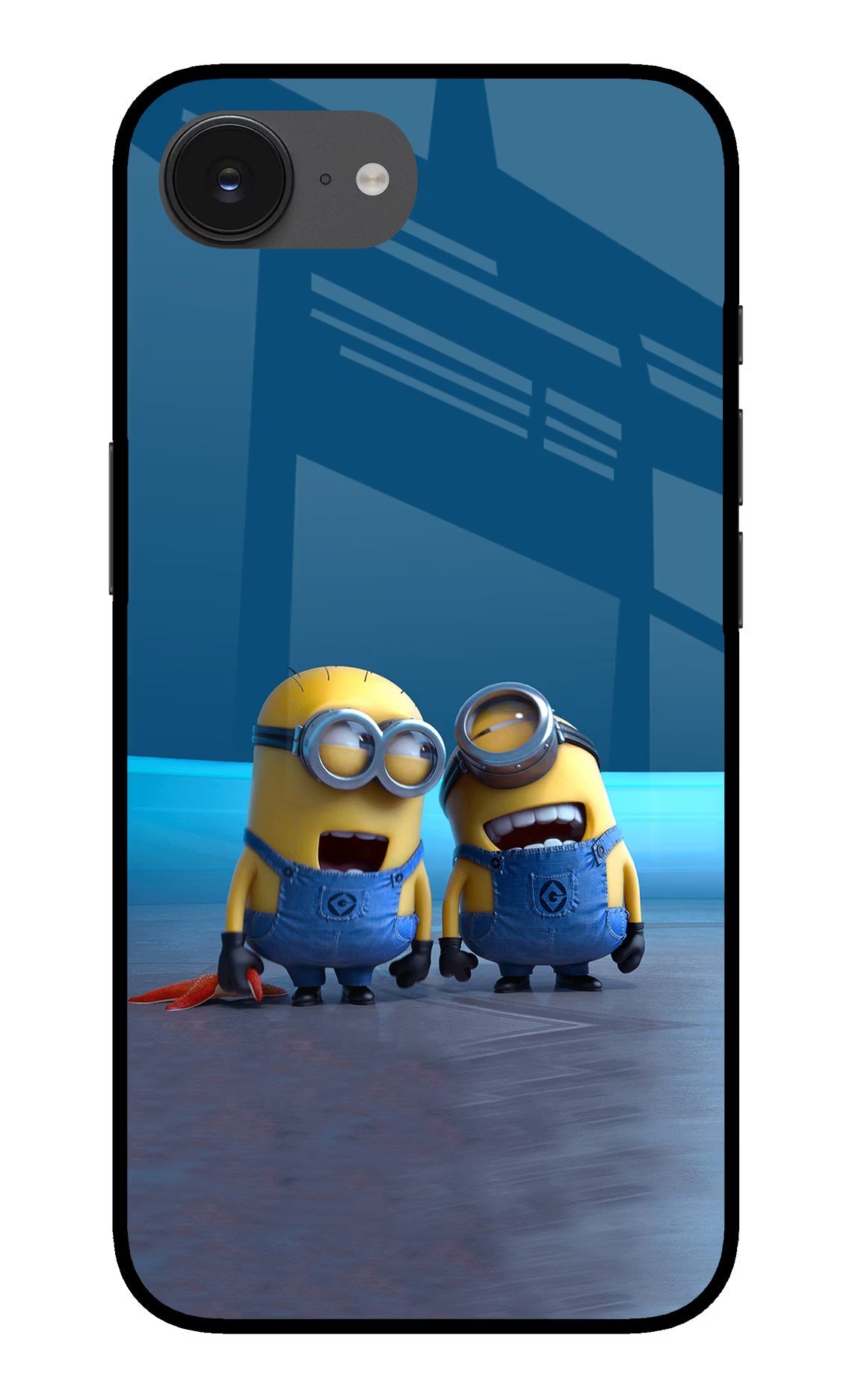 Minion Laughing iPhone 16e Glass Case