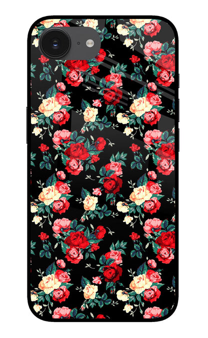 Rose Pattern iPhone 16e Back Cover