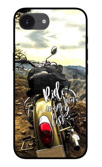 Ride More Worry Less iPhone 16e Back Cover