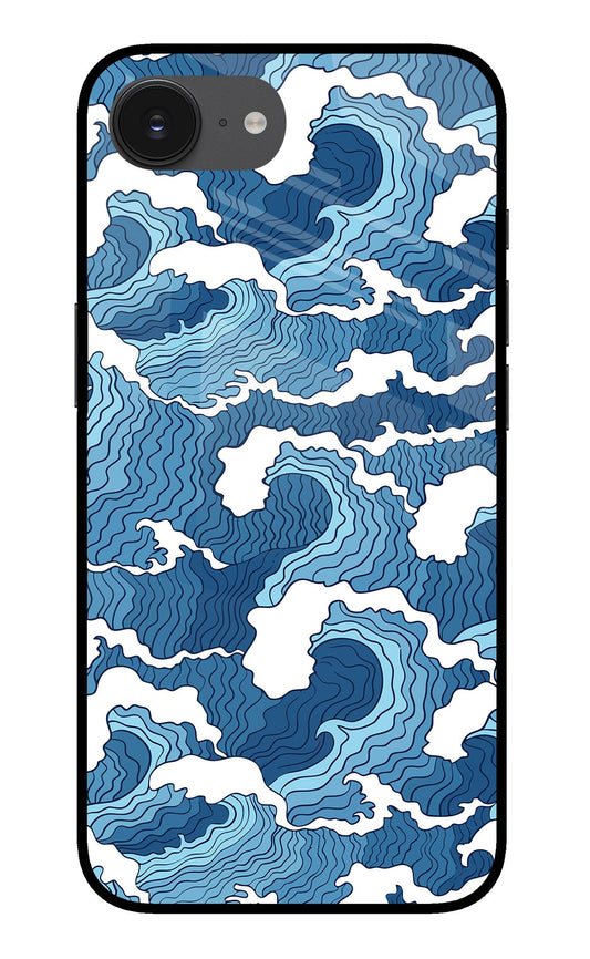 Blue Waves iPhone 16e Back Cover