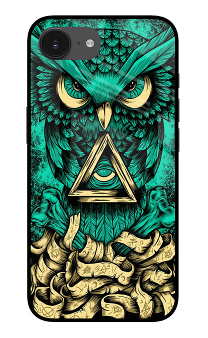 Green Owl iPhone 16e Back Cover