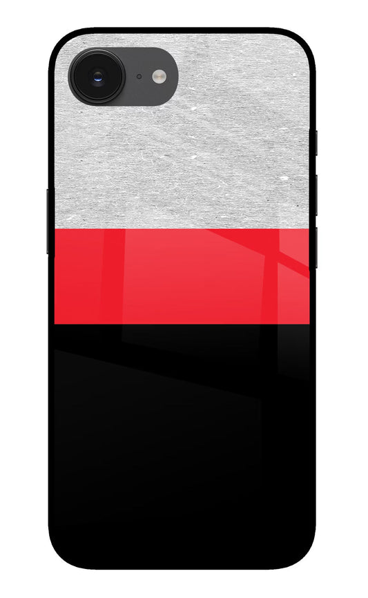 Tri Color Pattern iPhone 16e Back Cover