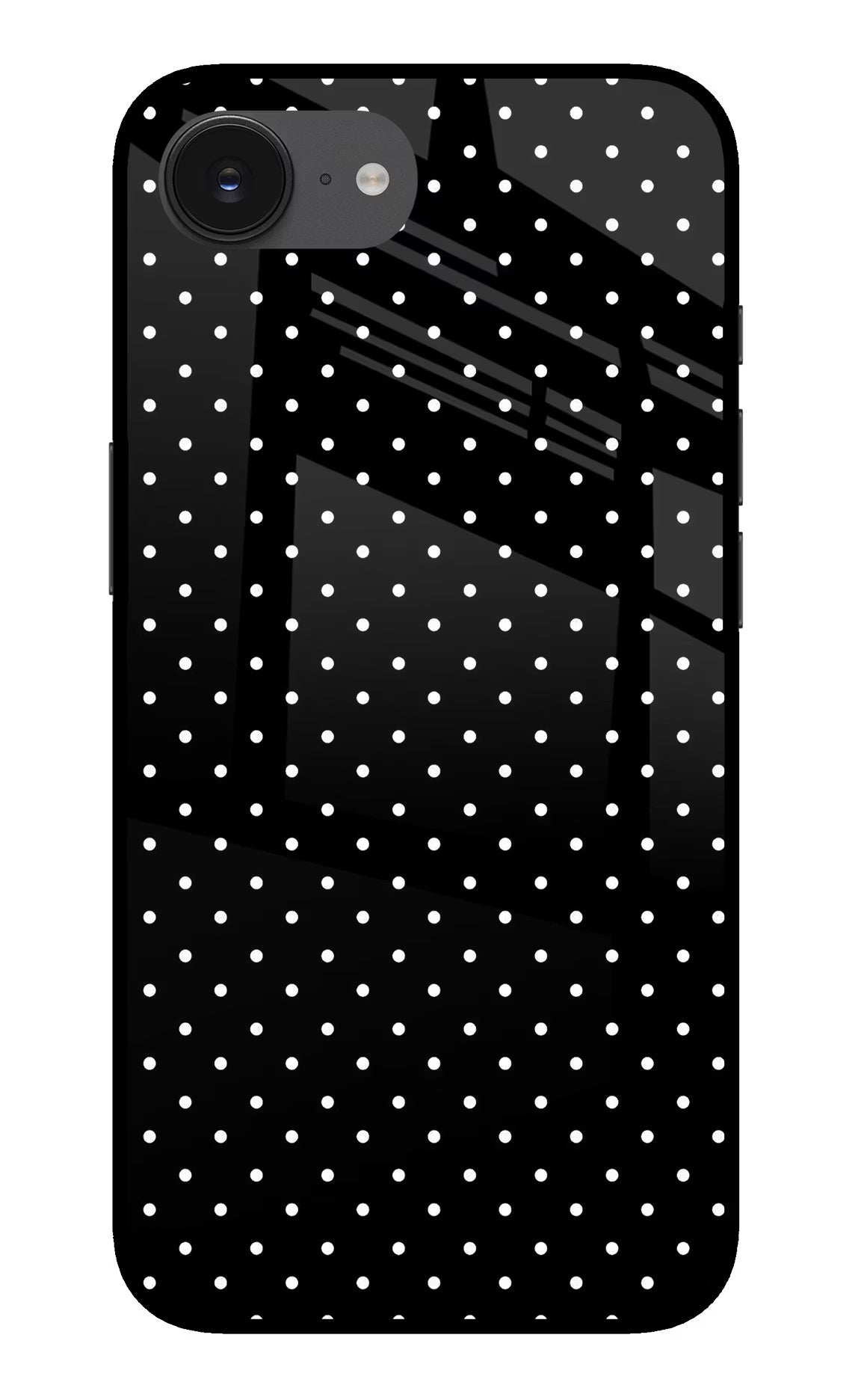 White Dots iPhone 16e Back Cover