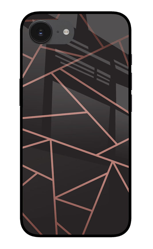 Geometric Pattern iPhone 16e Glass Case