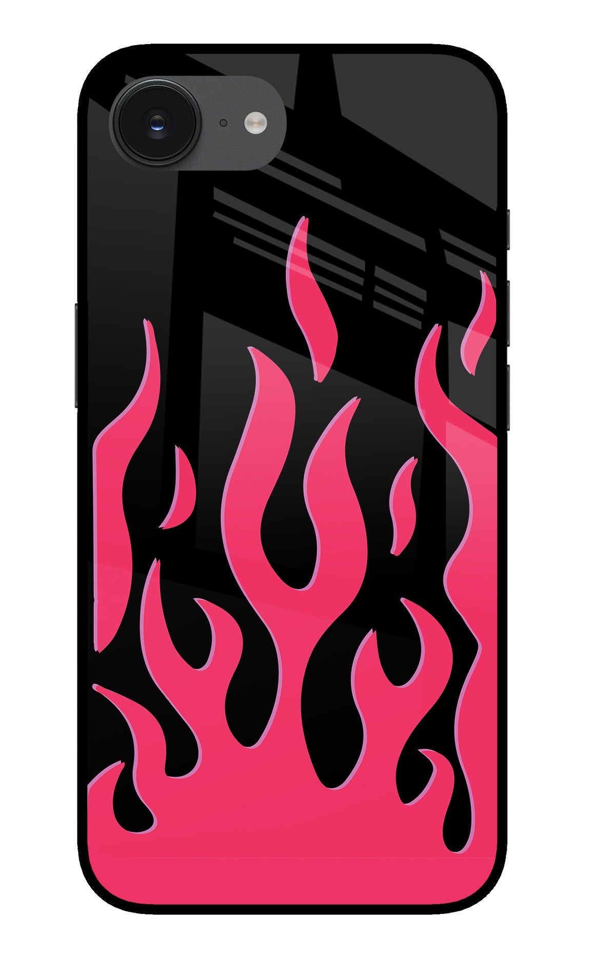 Fire Flames iPhone 16e Back Cover