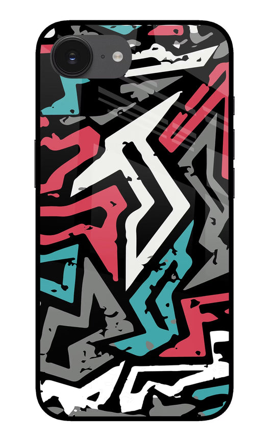 Geometric Graffiti iPhone 16e Back Cover