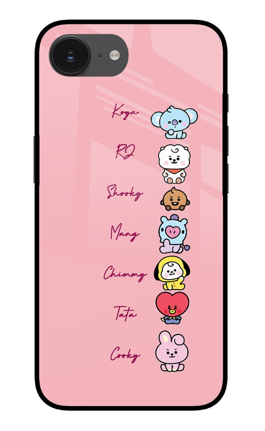 BTS names iPhone 16e Glass Case