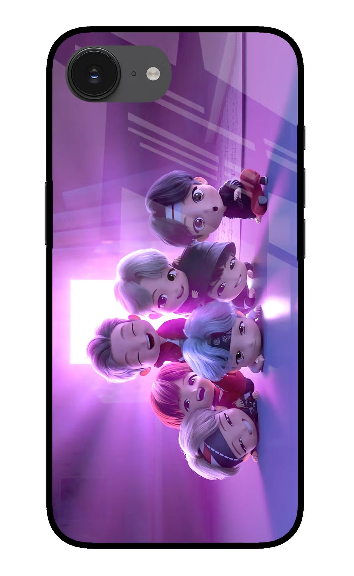 BTS Chibi iPhone 16e Back Cover