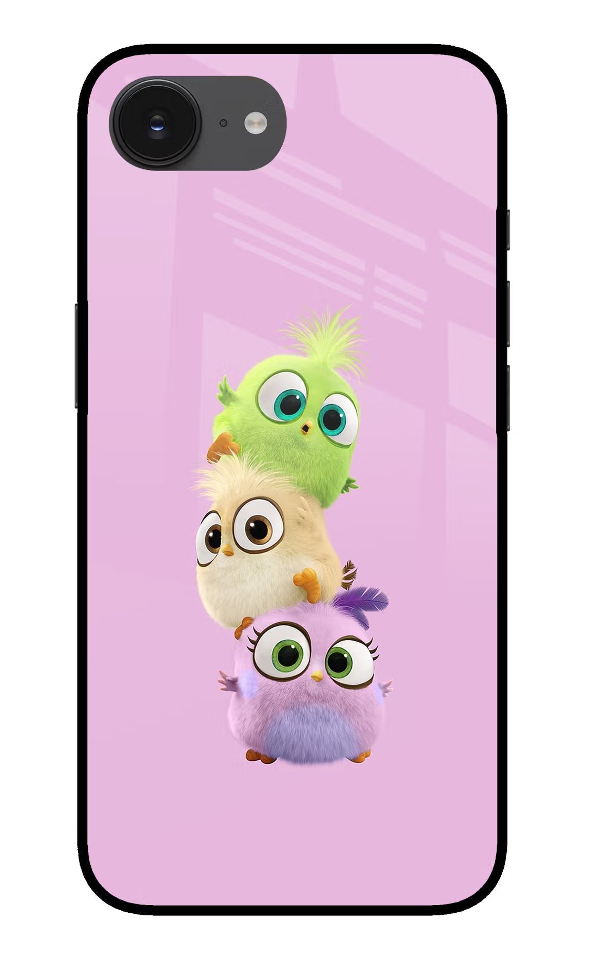 Cute Little Birds iPhone 16e Glass Case