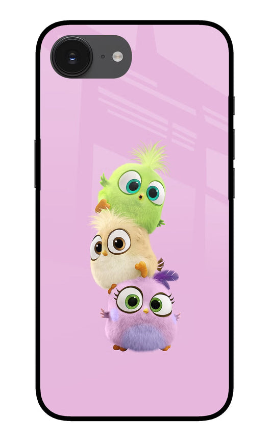Cute Little Birds iPhone 16e Glass Case