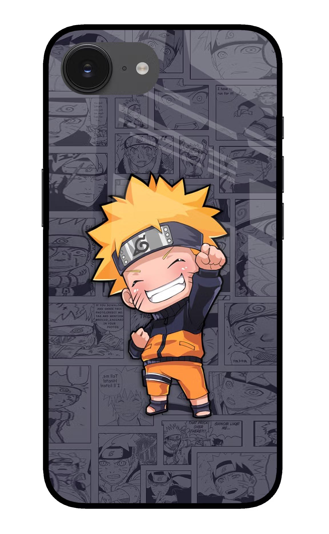 Chota Naruto iPhone 16e Glass Case