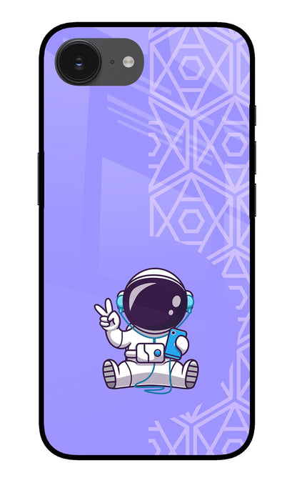 Cute Astronaut Chilling iPhone 16e Back Cover