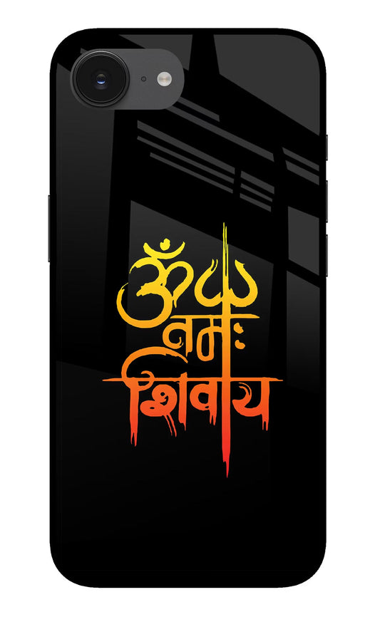 Om Namah Shivay iPhone 16e Glass Case