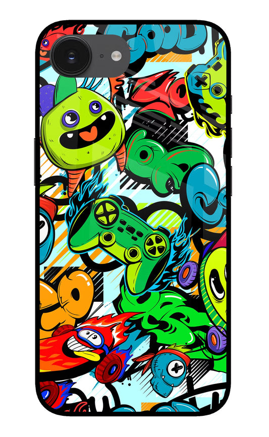 Game Doodle iPhone 16e Back Cover
