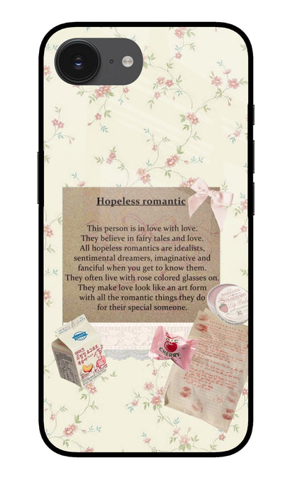 Hopeless Romantic iPhone 16e Back Cover