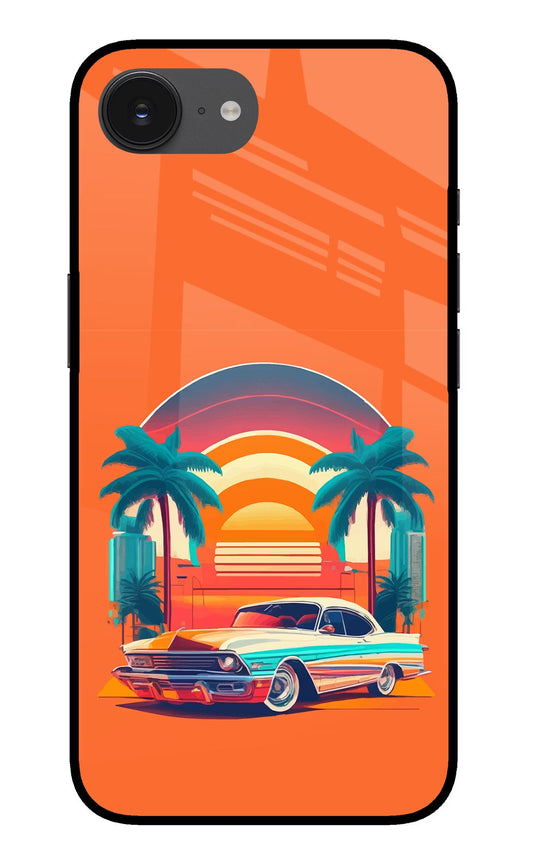 Palm Drive 80s iPhone 16e Back Cover