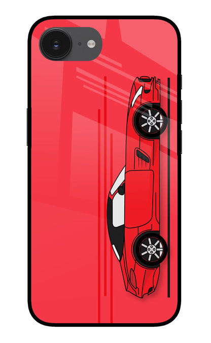 Red Velocity iPhone 16e Back Cover