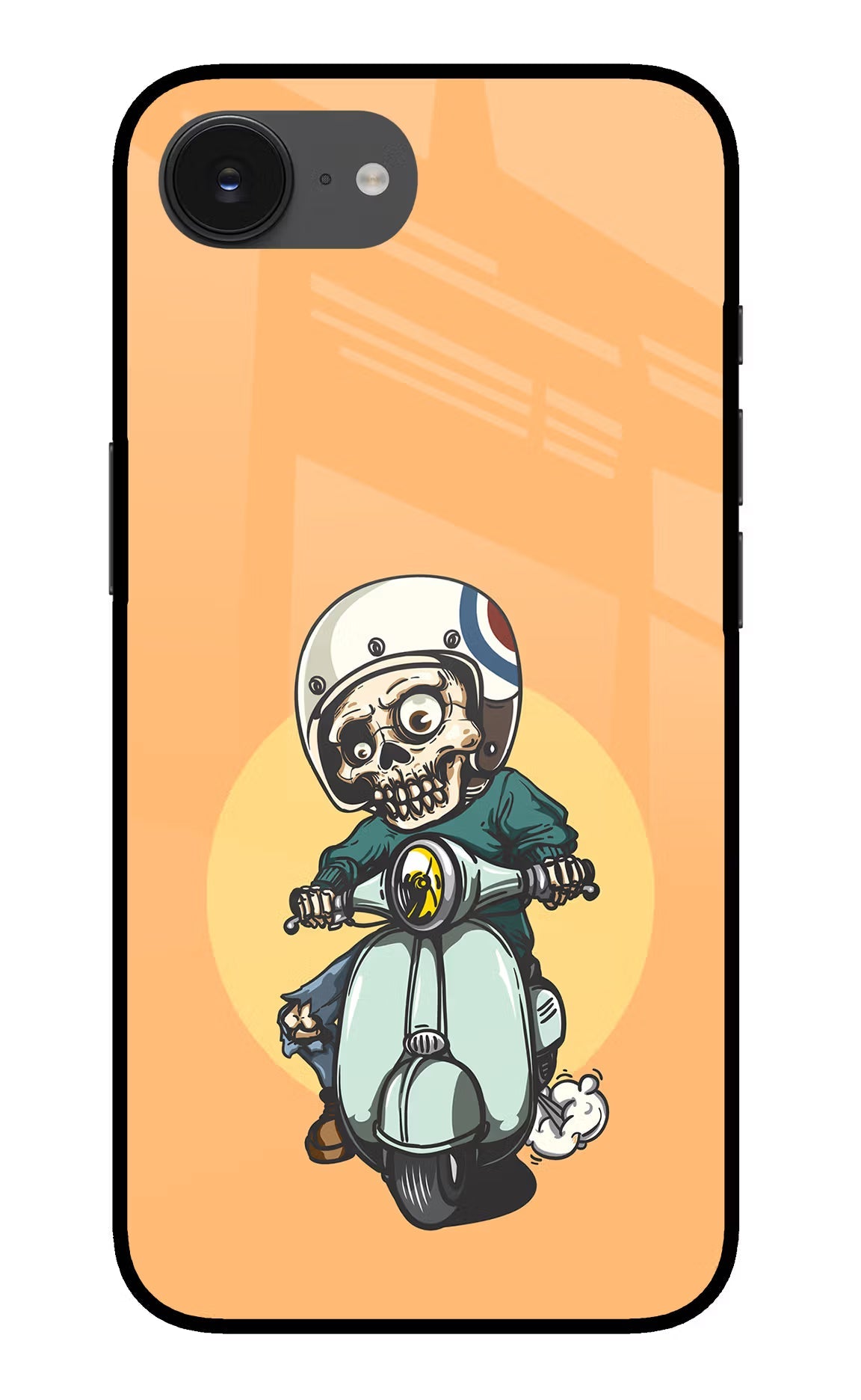 Undead Biker iPhone 16e Back Cover