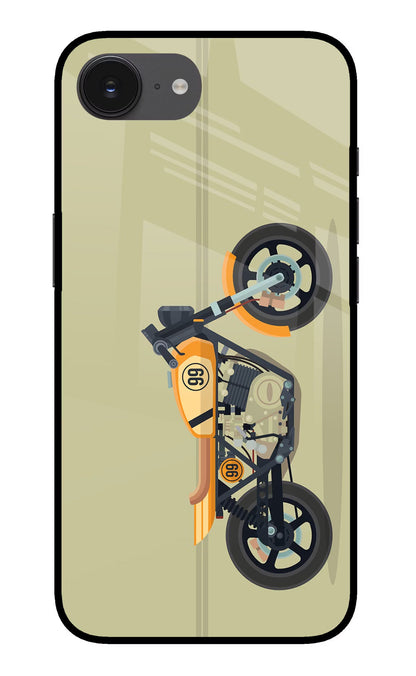Vertical Speedster iPhone 16e Back Cover