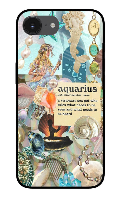 Aquarius Zodiac iPhone 16e Back Cover