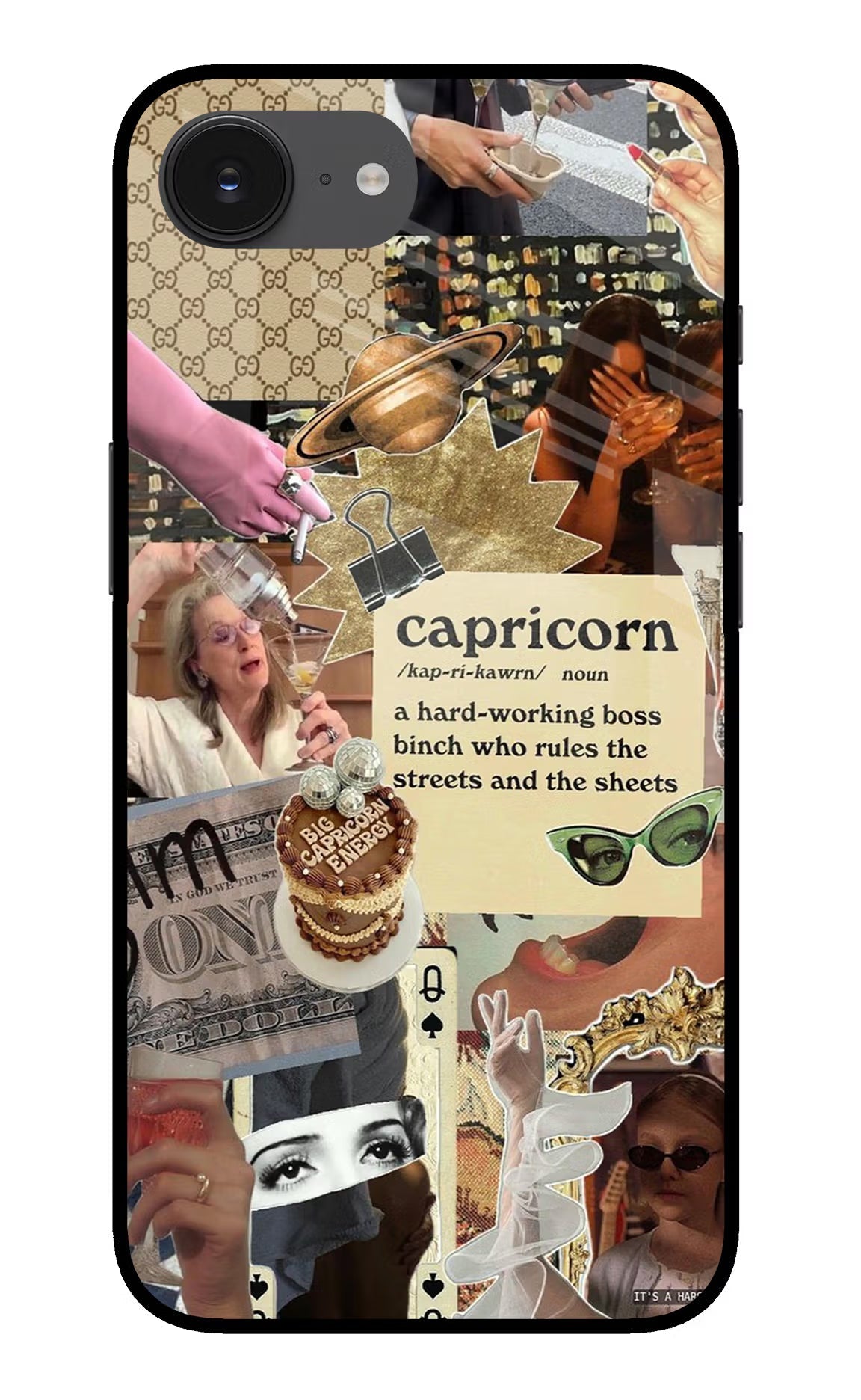 Capricorn Zodiac iPhone 16e Back Cover