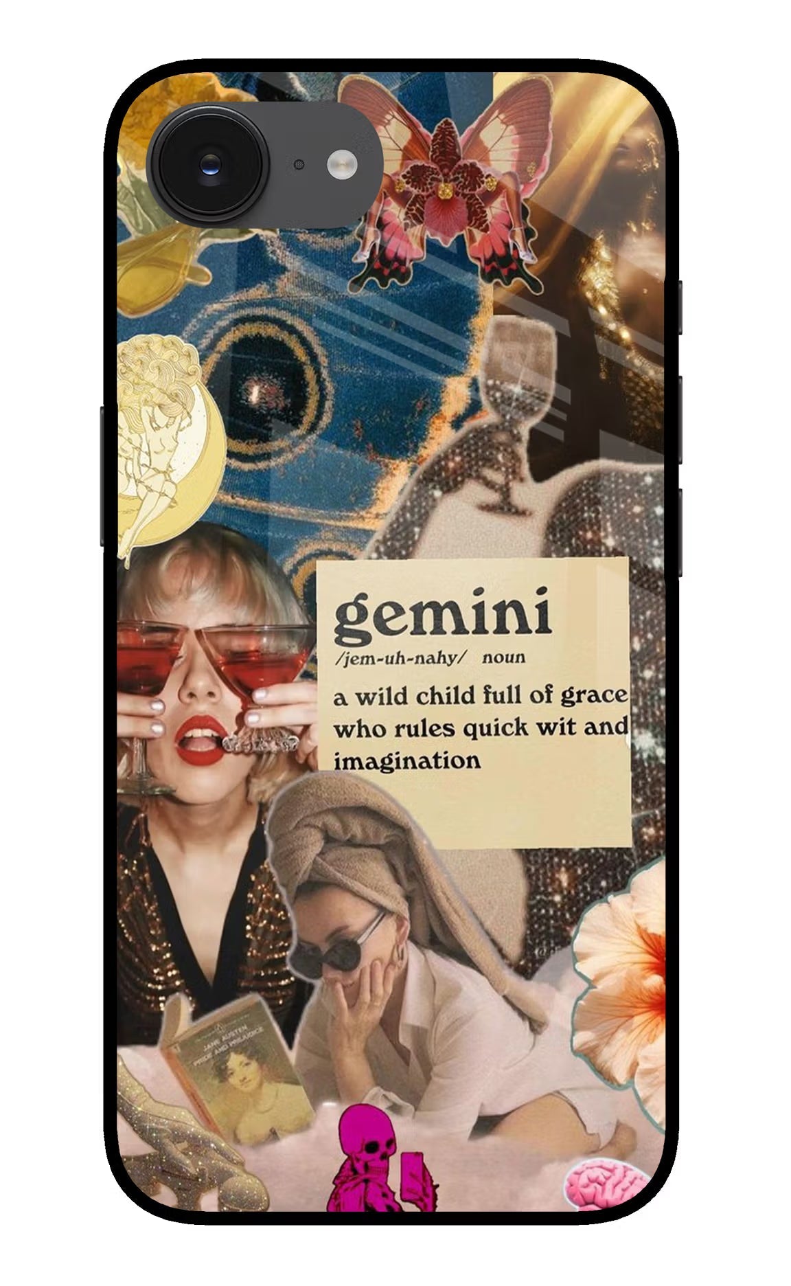 Gemini Zodiac iPhone 16e Back Cover