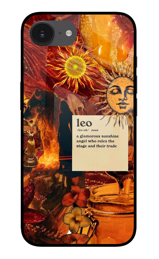 Leo Zodiac iPhone 16e Glass Case