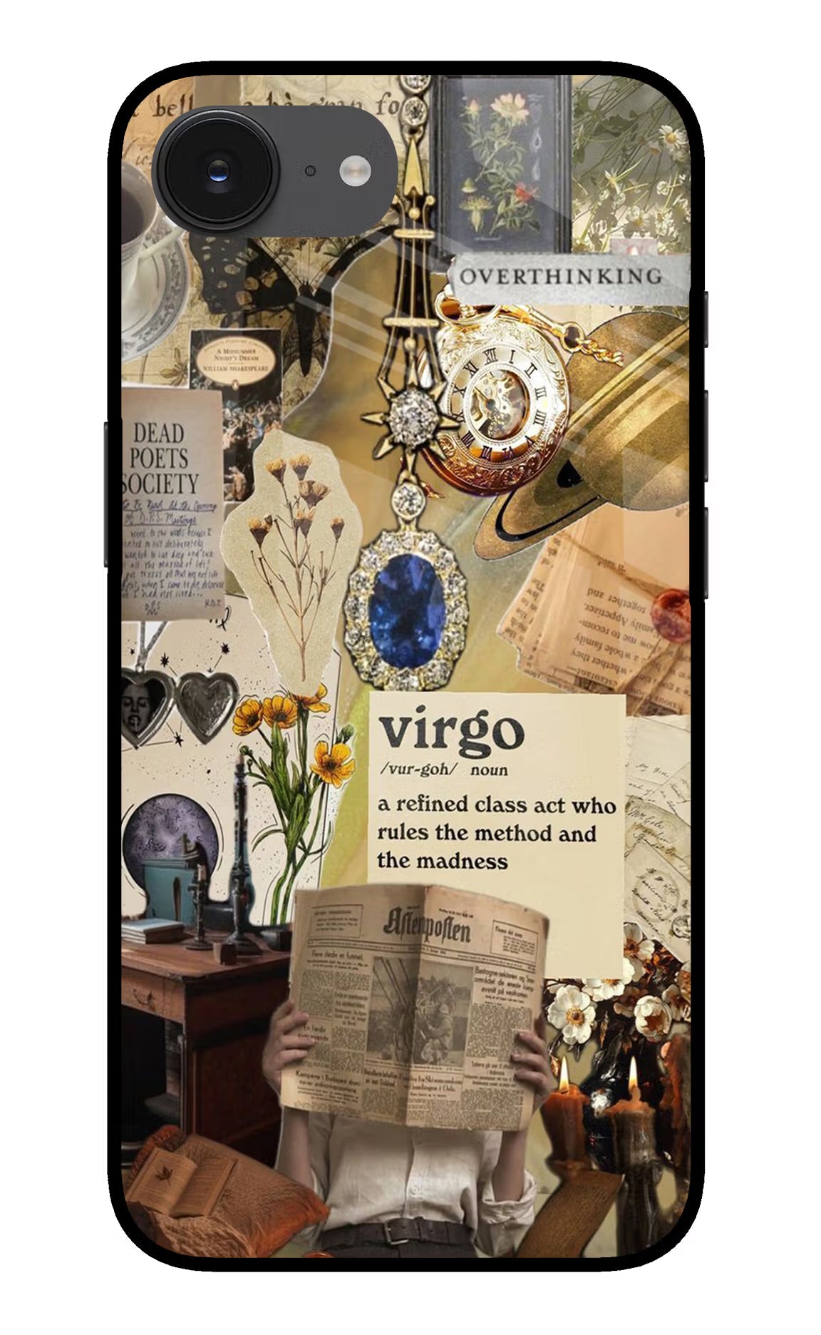 Virgo Zodiac iPhone 16e Glass Case