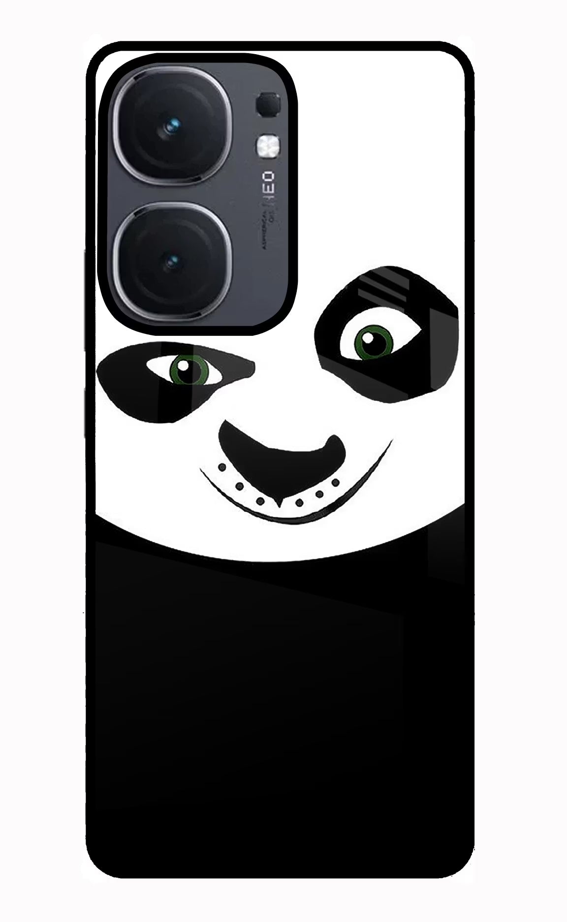 Panda iQOO Neo 9 Back Cover Glass Case - Hello Swanky