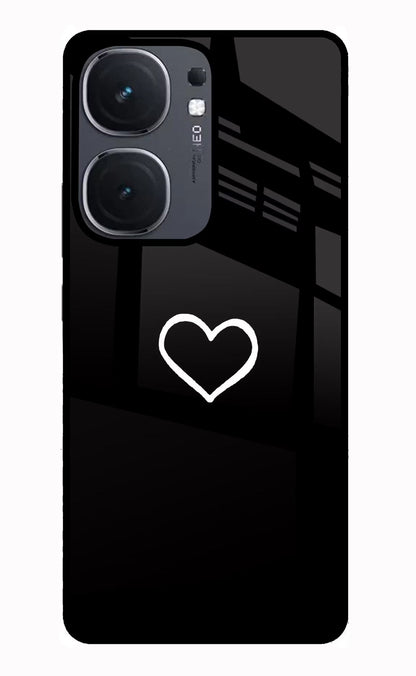Heart iQOO Neo 9 Back Cover Glass Case - Hello Swanky