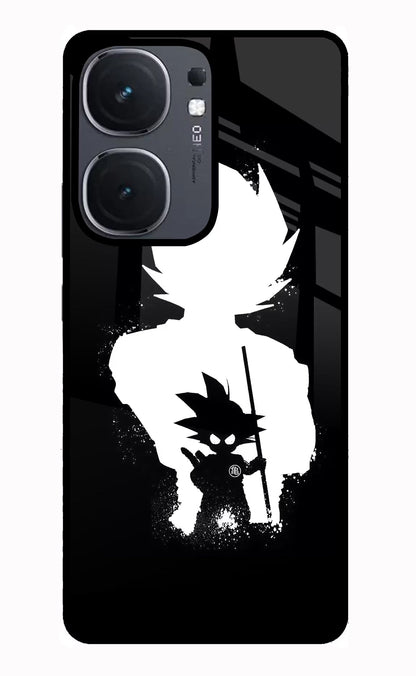 Goku Shadow iQOO Neo 9 Back Cover Glass Case - Hello Swanky
