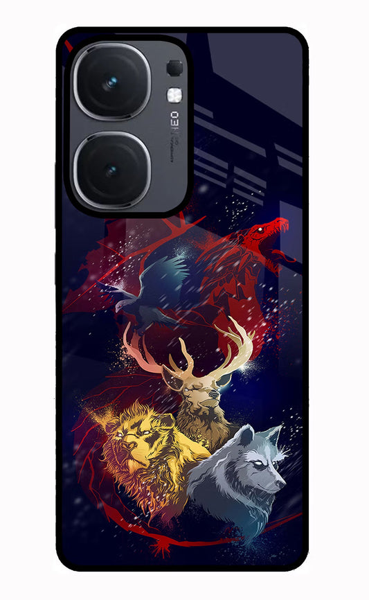 Game Of Thrones iQOO Neo 9 Back Cover Glass Case - Hello Swanky