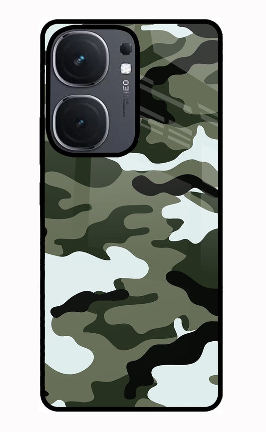 Camouflage iQOO Neo 9 Back Cover Glass Case - Hello Swanky
