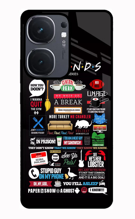 FRIENDS iQOO Neo 9 Back Cover Glass Case - Hello Swanky